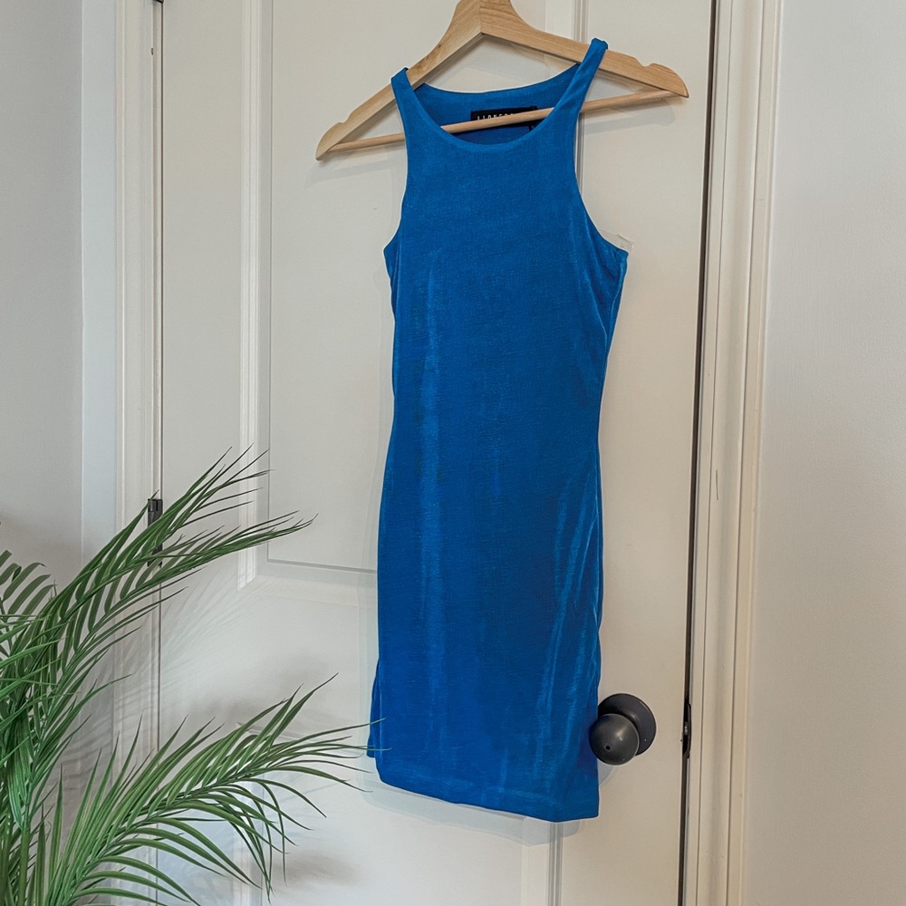 Princess Polly blue bodycon dress